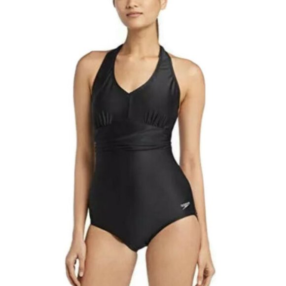Speedo Other - SPEEDO Women One Piece Halter Swimsuit